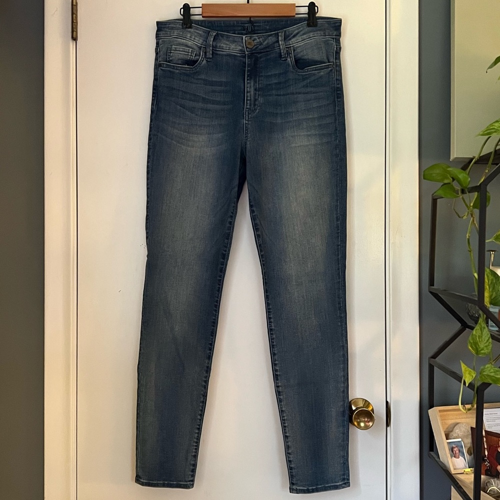KUT high rise skinny jeans